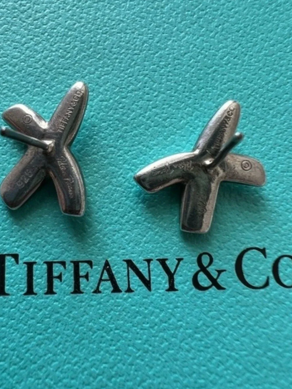 Tiffany & Co. Paloma Picasso X Silver Earrings